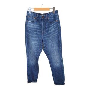 Madewell‎ The High-Rise Slim Boyjean Medium Wash Size 28